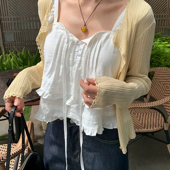 Vintage Scalloped Cardigan
