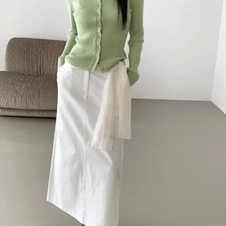 Youthful Cotton HLine Skirt