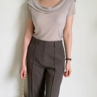 Tears Summer Drape Cap Sleeve Knit