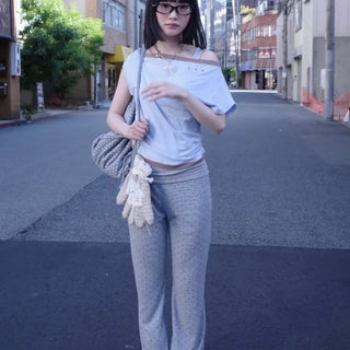 Muing Folding Dot Pants