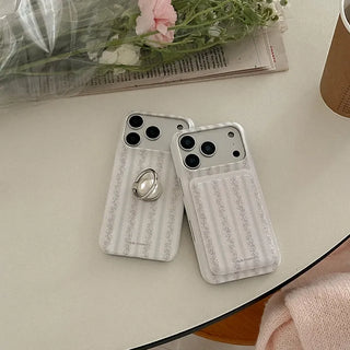 Botanical Stripe iPhone 17 Pro Hard Case