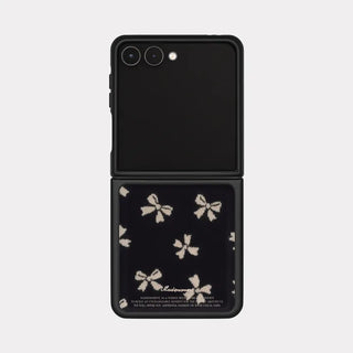 Tied Dreams Pattern Galaxy Zflip Fold 8 Epoxy Black Bumper Case
