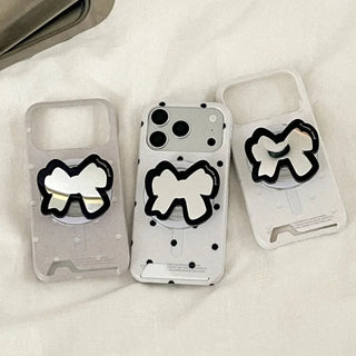 [Set] Cotton Dot MagSafe Card Holder Phone Case + Mirror Smart Talk