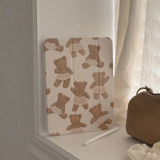 Dear Teddy, iPad Pro Air 13/11 Clear Detachable Cover Case