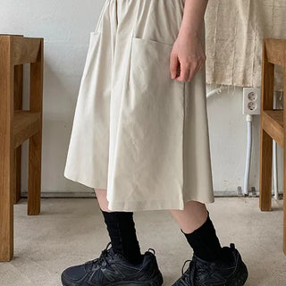 Lakota Elastic Button Pocket Bermuda Shorts