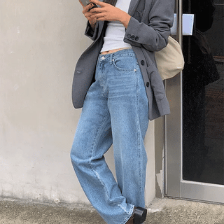 Havana Semi-Low Long Denim Pants