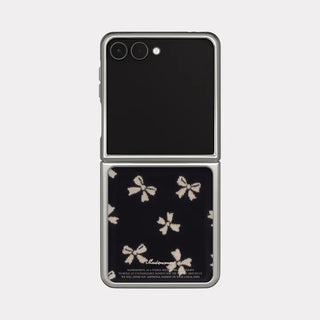 Tied Dreams Pattern Galaxy Zflip Fold 8 Epoxy Silver Bumper Case