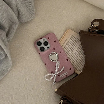 sweet knit love design [hard phone case]
