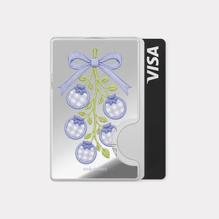 Blueberry Picnic MagSafe Card Transparent Mirror Pocket Case