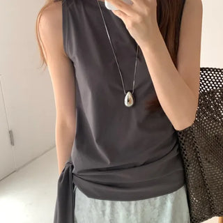 Raya Soft Spandex Boat Neck Sleeveless