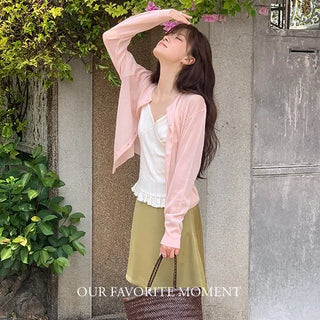 Plain Summer Standard Cardigan