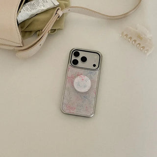 [SET] Ribbon Bouquet Silver Epoxy Bumper Case + Epoxy Tok