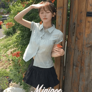 Mint Kieki Blouse Shirt