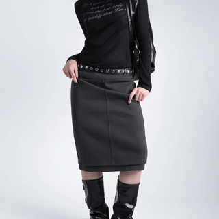 Rivet Double Skirt