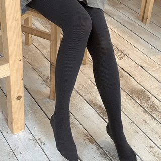 Beno Ribbed Wool Pantyhose