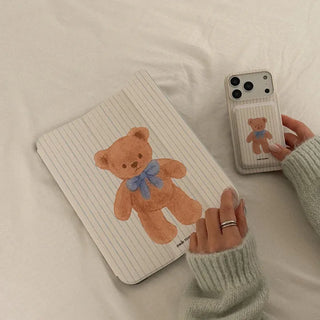Cocoa Teddy iPad Pro Air 13/11 Clear Separable Cover Case
