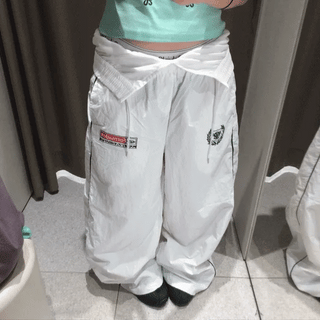 Layered back Ferrari line pants