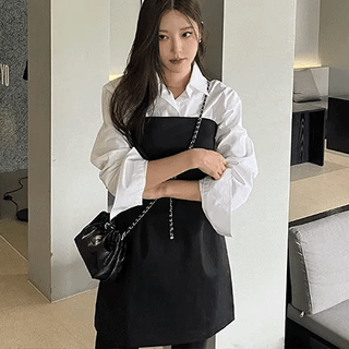 Tube Top Layered Dress / Year-End Look