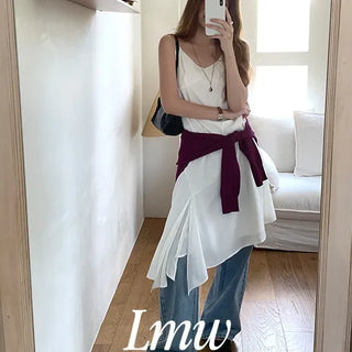 Rosie Bustier Asymmetrical Long Dress