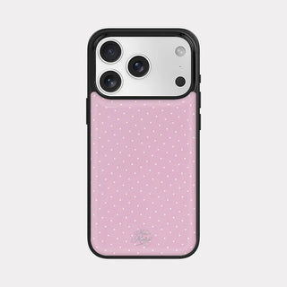 Pink Edition iPhone 18 Pro Galaxy Epoxy Black Bumper Case