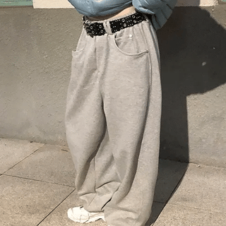 Belted Balloon Pants