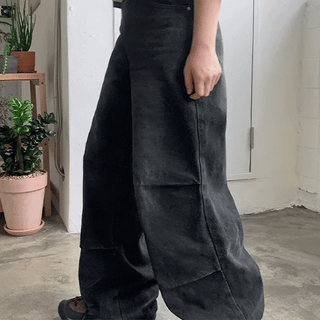 Dehu Washed Wide Parachute Denim Pants