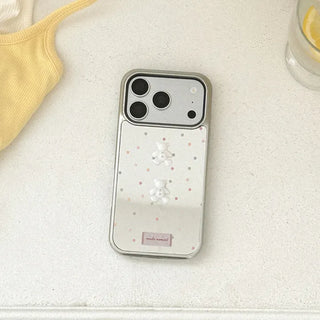 Sugar Confetti iPhone 17 Pro Galaxy Silver Mirror Bumper Case Parts