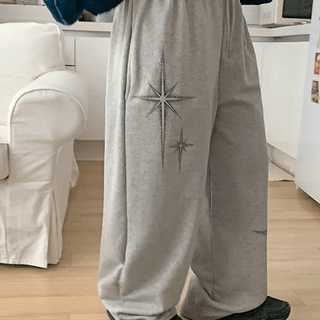 Hikka Printed Elastic Waist Training Pants
