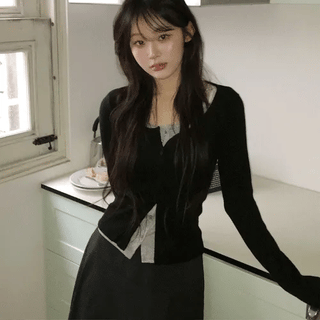 Shino Layered Cardigan