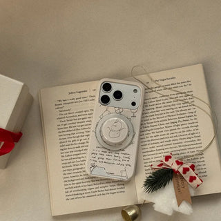 [SET] Winter Design MagSafe Card Holder Phone Case Set