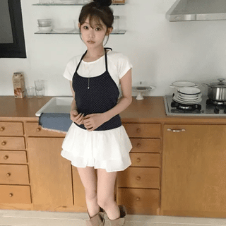 Anime Dot Layered Top