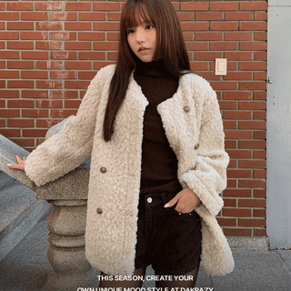 Winter Sherpa Round Jacket