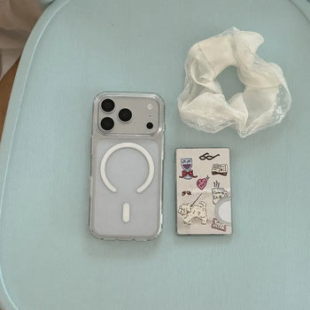 Cozy drawing pattern design [MagSafe Mirror Card Wallet]