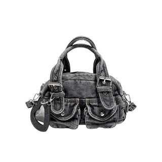 Pattern keyring shoulder bag