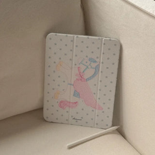 Dreamy Pony iPad Pro Air 13/11 Clear Detachable Cover Case