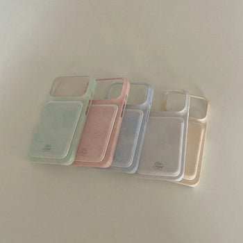 Mellow texture MagSafe card slot wallet pocket case
