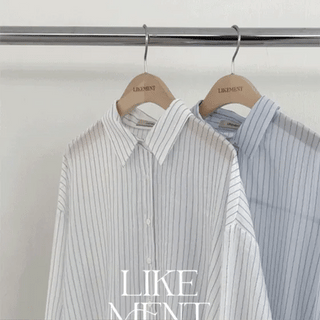 Kishu Summer Stripe Oversized Shirt