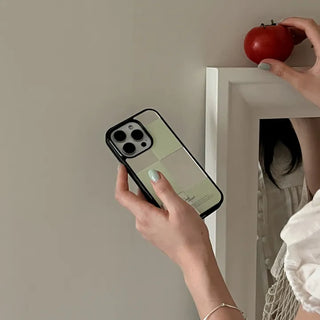 Soft checkerboard iPhone 16 Pro mirror bumper case