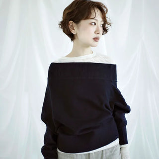 Wide seam knit