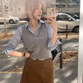 Autumn striped shirt