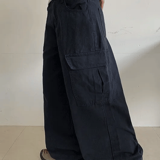 Tanidi Cotton Elastic Waist Cargo Pants