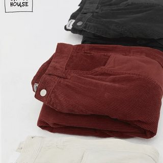 Sokin corduroy color pants