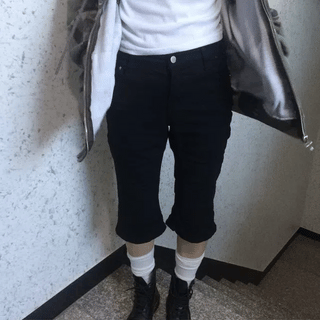 Cargo Capri Denim