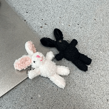 Rabbit doll keyring