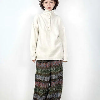 Nui half-button knit