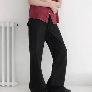 Fenton Low-Rise Semi-Bootcut Elastic Pants