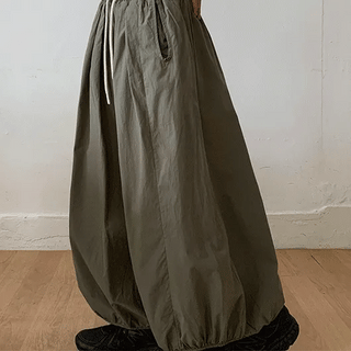 Gebolt Cotton Balloon Bermuda Pants