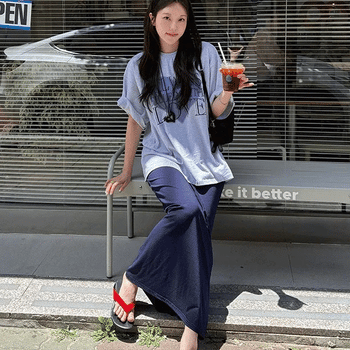 Kio spandex long skirt