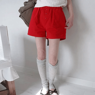 Crème Shirred See-through Summer Leg Warmers