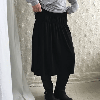 Ant Shirred Midi Skirt